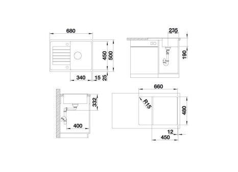 Blanco Zia 45 S Compact