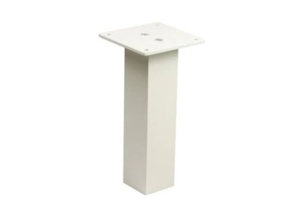 Barové konzoly rovné 50x50 mm bílá výška 212 mm