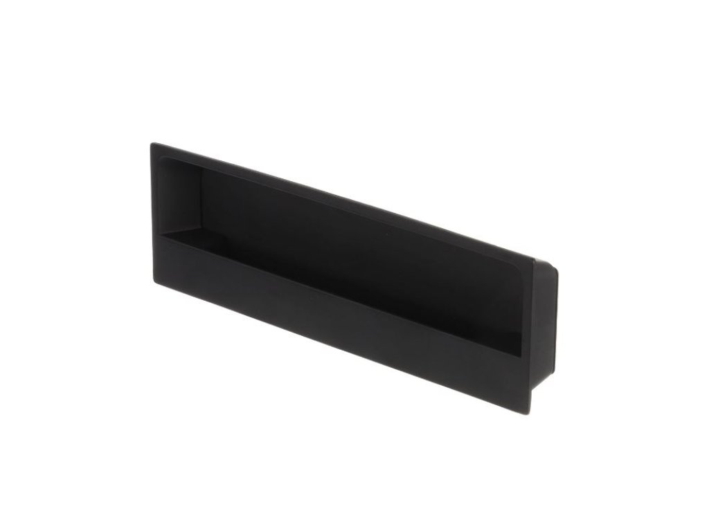 Úchytka Ilona zápustná černá matná