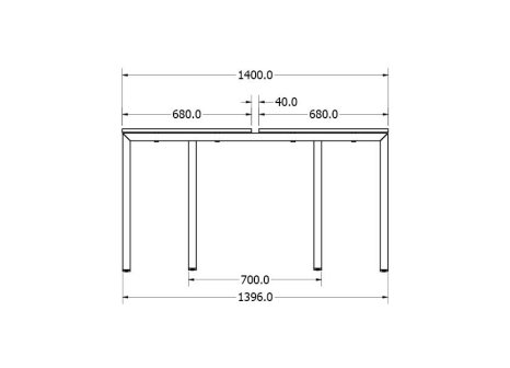 Stolová podnož DIONE CONFERENCE