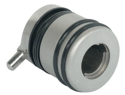 zámek Symo otočný zámek pro skleněné dveře nikl lesk - komplet