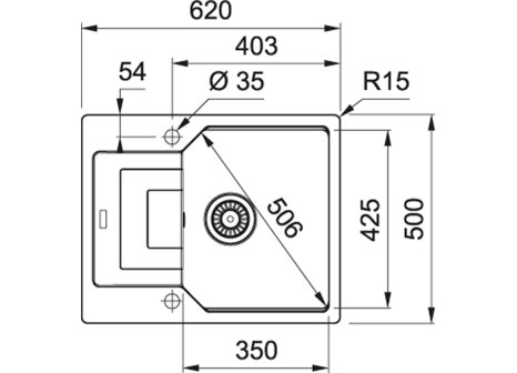 Franke dřez UBG 611-62