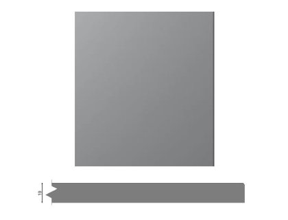 Dvířka oboustranný MAT - tvar L2