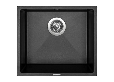 Sinks FRAME 457 - Černá metalická, Metalblack