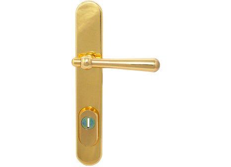 Casual bezpečnostní kování K1 klika/klika broušený chrom - 72 mm