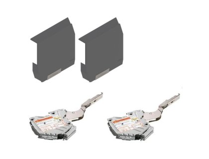 Aventos - HK-S TIP ON 20K2E00T -silný + krytky tmavě šedé