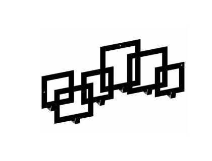 Věšák Quad černý