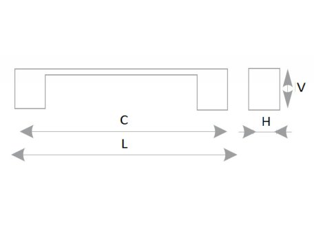 Úchytka kovová Sosa
