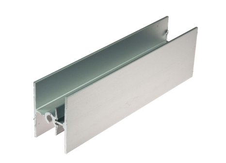 Alu-line dělící H profil 18 mm - Hliník, 2 m