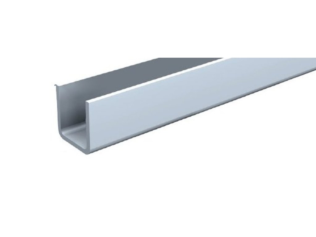 Herkules Plus spodní vodící U profil 17x25 mm 2 m