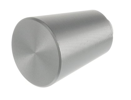 Knopka Conic kovová  eloxovaný hliník