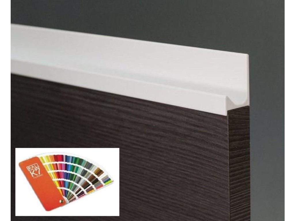 Narážecí úchytová lišta UKS-5 -RAL barva