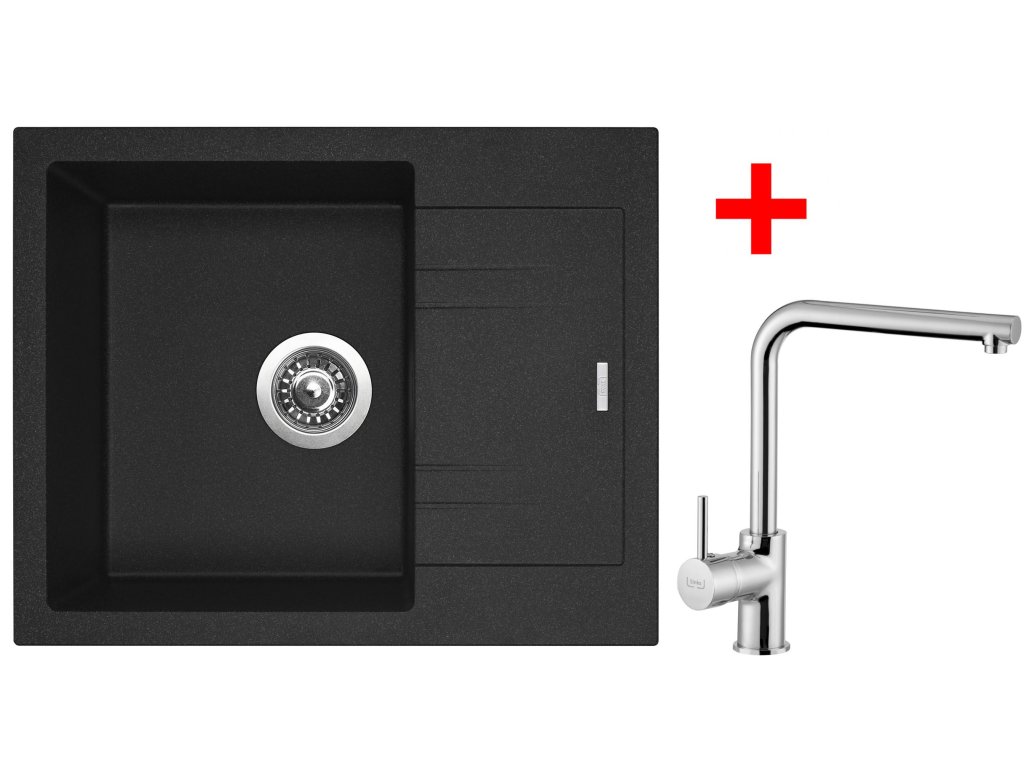 Sinks LINEA 600 + baterie ELKA chrom - komplet