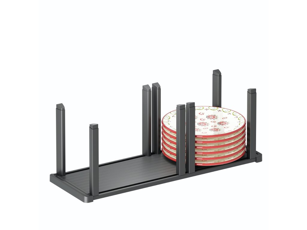 Cemux STAR držák na talíře 160 x470x180 mm šedý