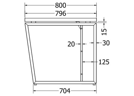 Stolová podnož MEDINA