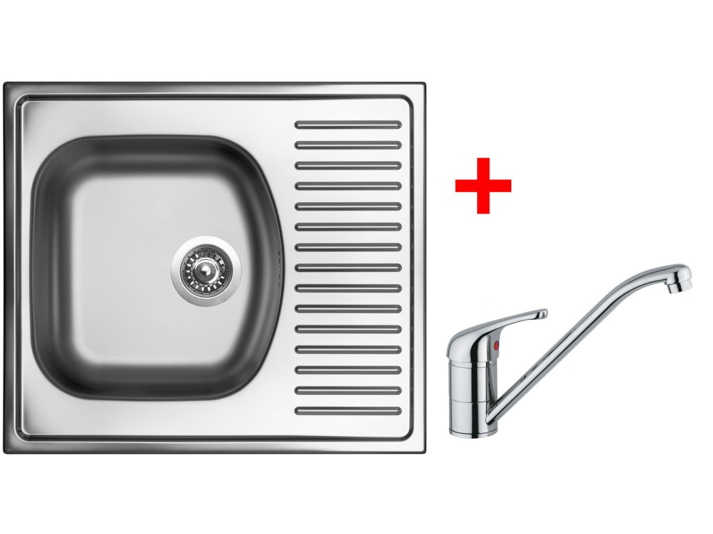 Set Sinks SHORT 580 matný + baterie