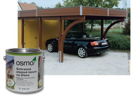 OSMO Ochranná Olejová Lazura 707 Ořech - 0,75 l