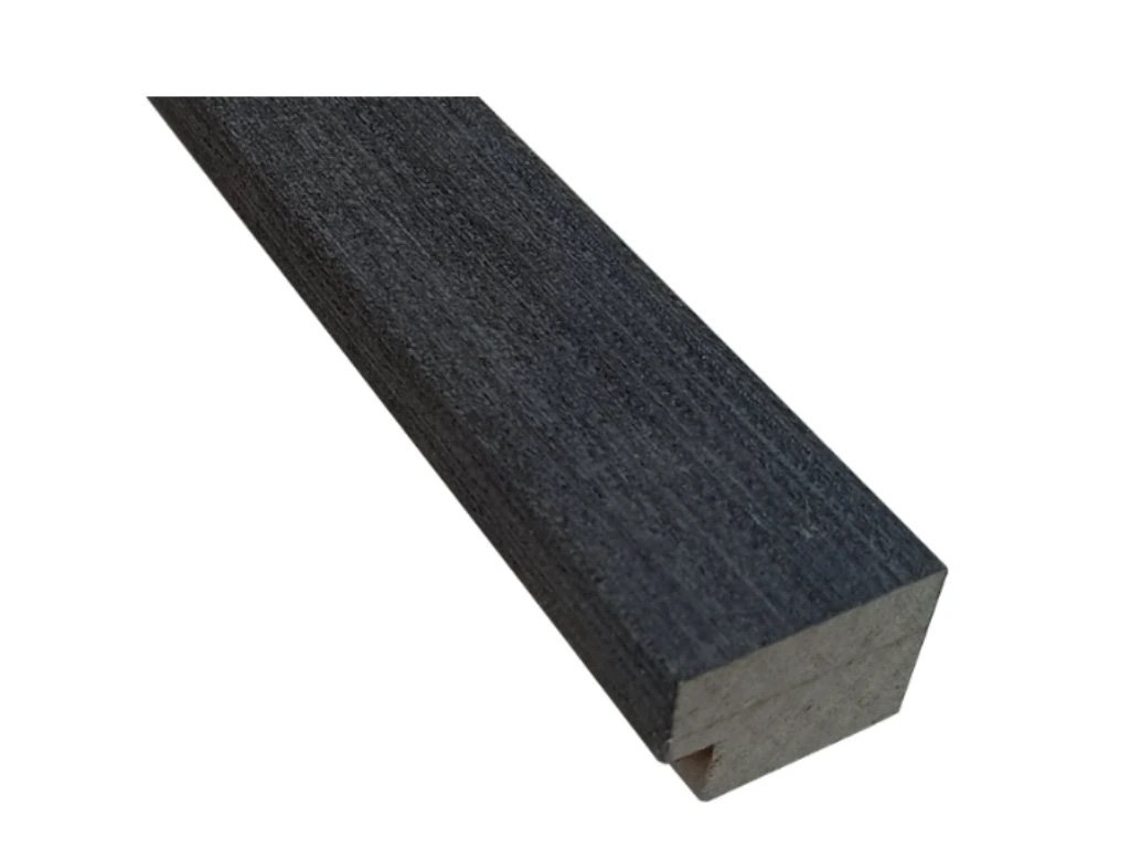 Obkladové akustické lamely VENEER grafit - ukončovací lamely