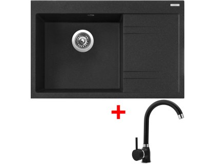Sinks RIM 780 L Granblack + POLO granblack
