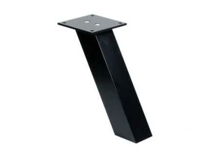 Barové konzoly šikmé 50x50 mm černá výška 212 mm