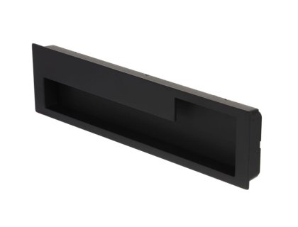 Úchytka Iva zápustná černá matná - Levá