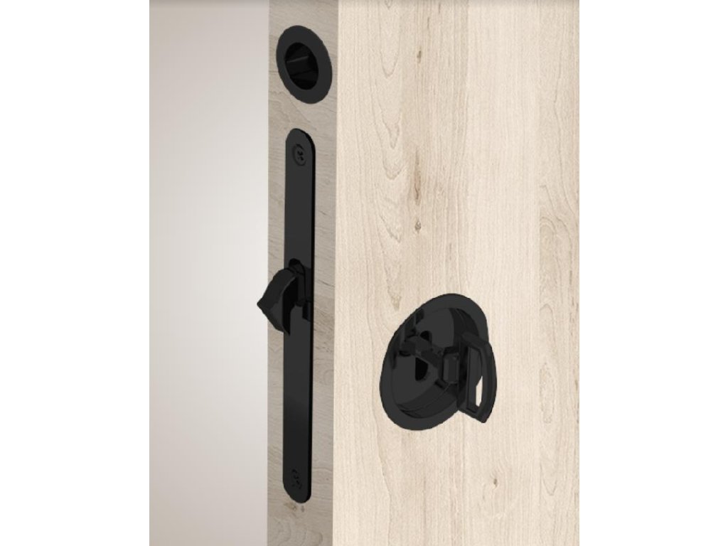 Zámek S - LOCK na klíč s kulatými mušlemi