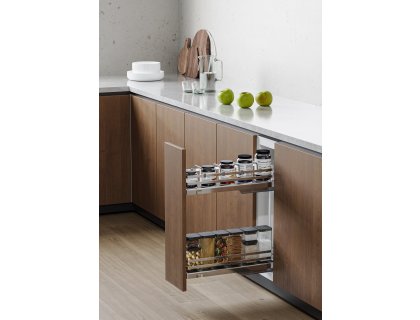 Cemux Style 20-3D plné dno tlumení chrom/bílá