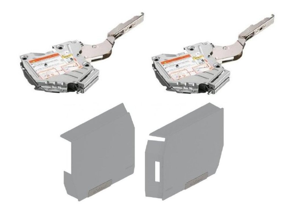 Aventos - HK-S 20K2C01 střední + krytky šedé