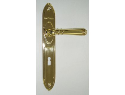 Tradition štítové dveřní kování s pružinou klika/koule matný nikl