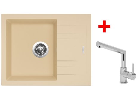 Sinks LINEA 600 + baterie MIX 350 P chrom - komplet