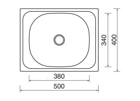 Set Sinks CLASSIC 500 M matný + baterie