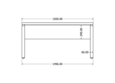 Stolová podnož DARIA 150