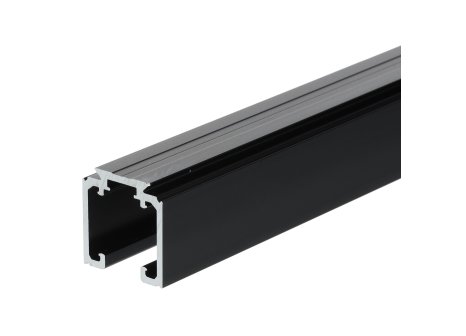 Cemux STARSHIP STANDARD sada kování pro posuvné dřevěné dveře 100kg s tlumením černá