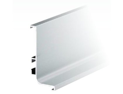 Profil pro bezúchytkové dveře J - délka 4100 mm bílá