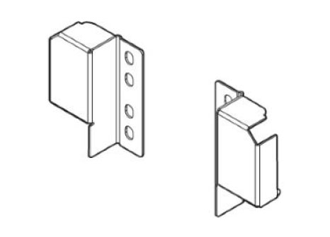 BLUM držák relingu pro zásuvku ANTARO - Bílá