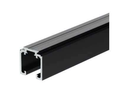 Cemux STARSHIP černá horní kolejnice pro posuvné interiérové dveře