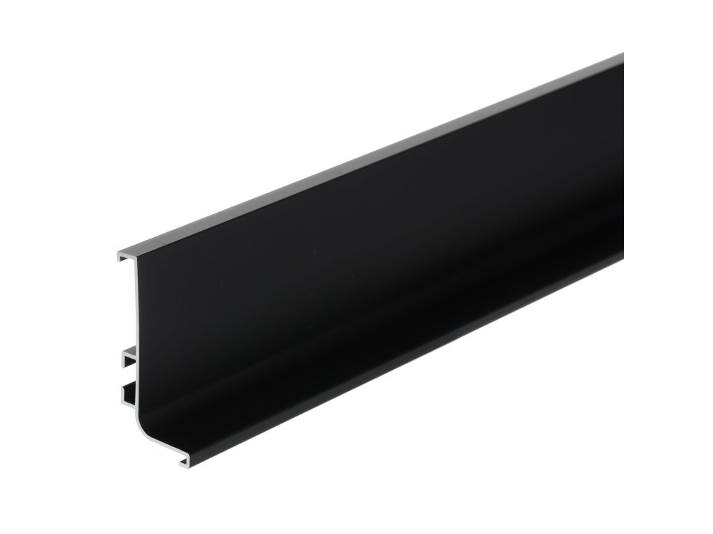 profil pro bezúchytkové dveře - J -2050mm černá mat