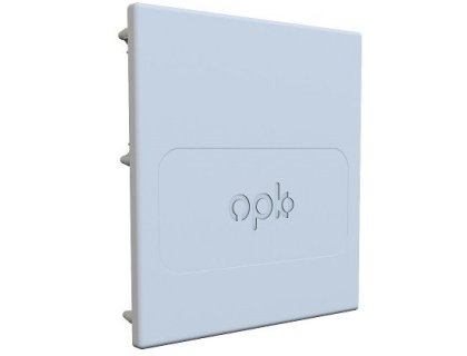 OPK EUROPE SPACESHIP 80 G - sada krytek pro horní krycí profil pro sklo 53 x79 mm stříbrná