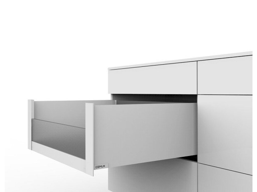 Cemux H Box SLIM vnitřní zásuvka bílá H199 čelní sklo H102