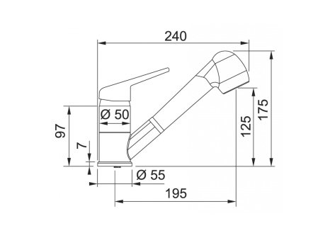 Set Franke G118 BSG 611-62 + FC 9547