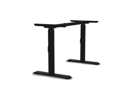 Výškově stavitelná stolová podnož MANUAL 680-900 mm černá