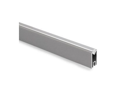 ZERO šatní tyč hranatá kamenná šedá - 1000 mm