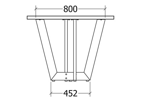 Stolová podnož MISTRAL