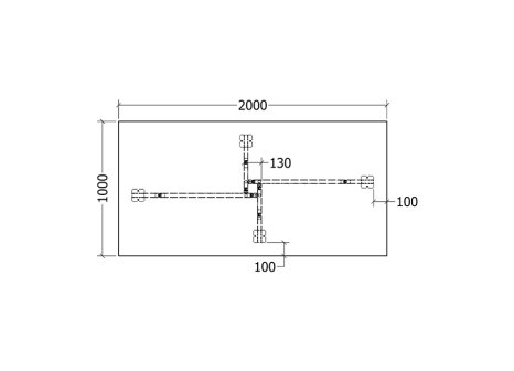 Stolová podnož MISTRAL