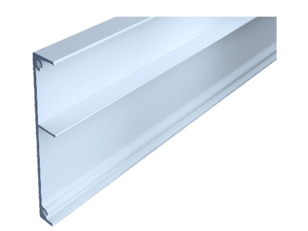 OPK EUROPE SPACESHIP 80 - krycí profil horní kolejnice Al v.65 mm pro horní kolej