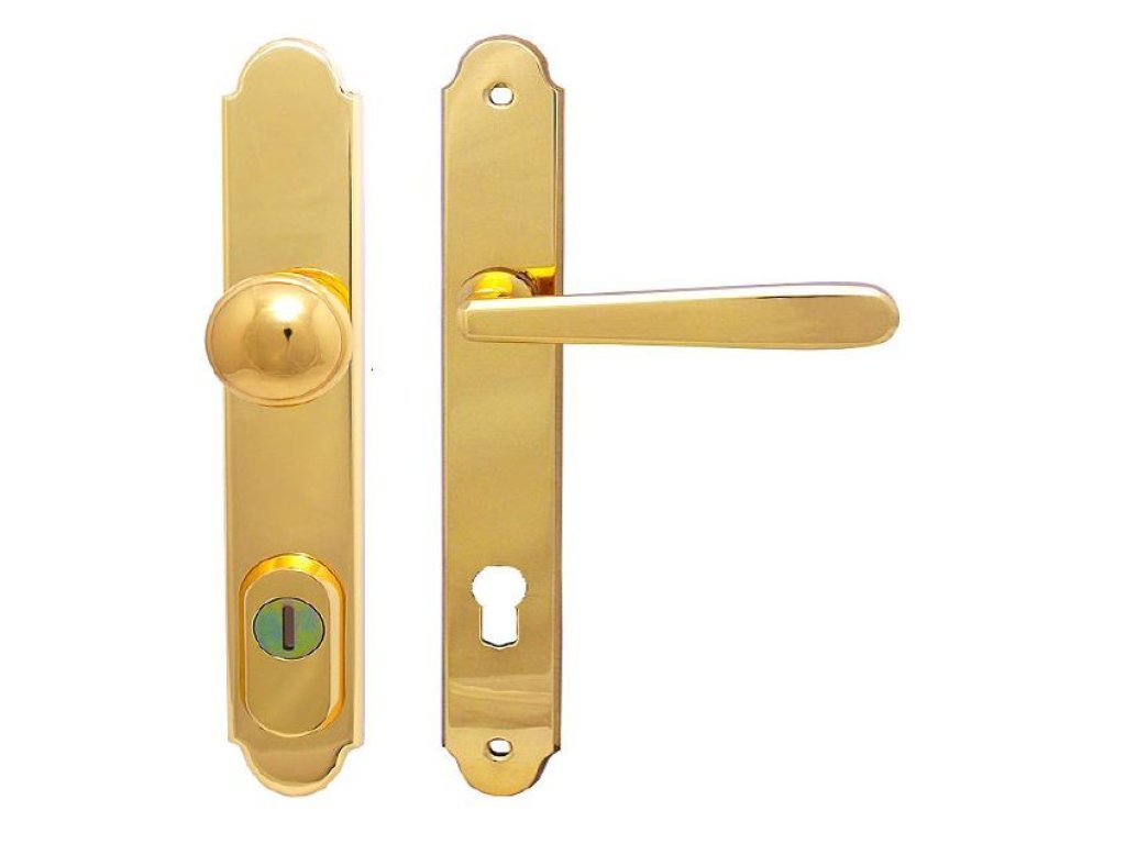 Individual bezpečnostní kování K1 klika/klika matný nikl