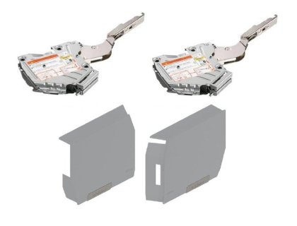 Aventos - HK-S TIP ON 20K2E00T -silný + krytky šedé