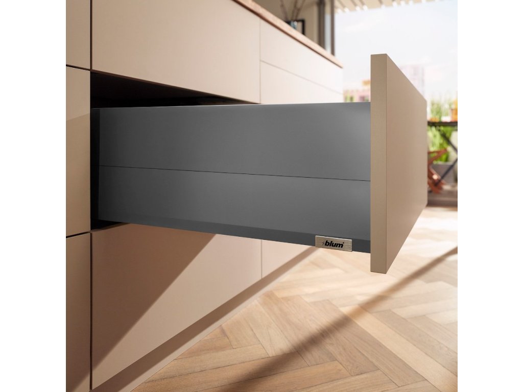 Merivobox 40kg šedá orion E Boxcap 500mm Blumotion/TOB