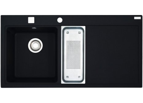 Franke dřez MTG 651-100 odkap vpravo - Černá metalická, Onyx