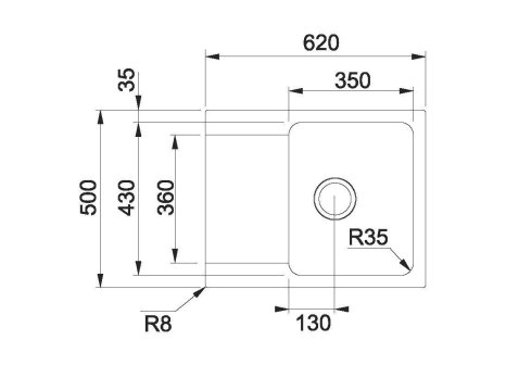 Franke dřez OID 611-62